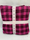 Pink Plaid Victorias Secret SleepwearFlannel Long Pajamas Set Plaid XXL Pull-on