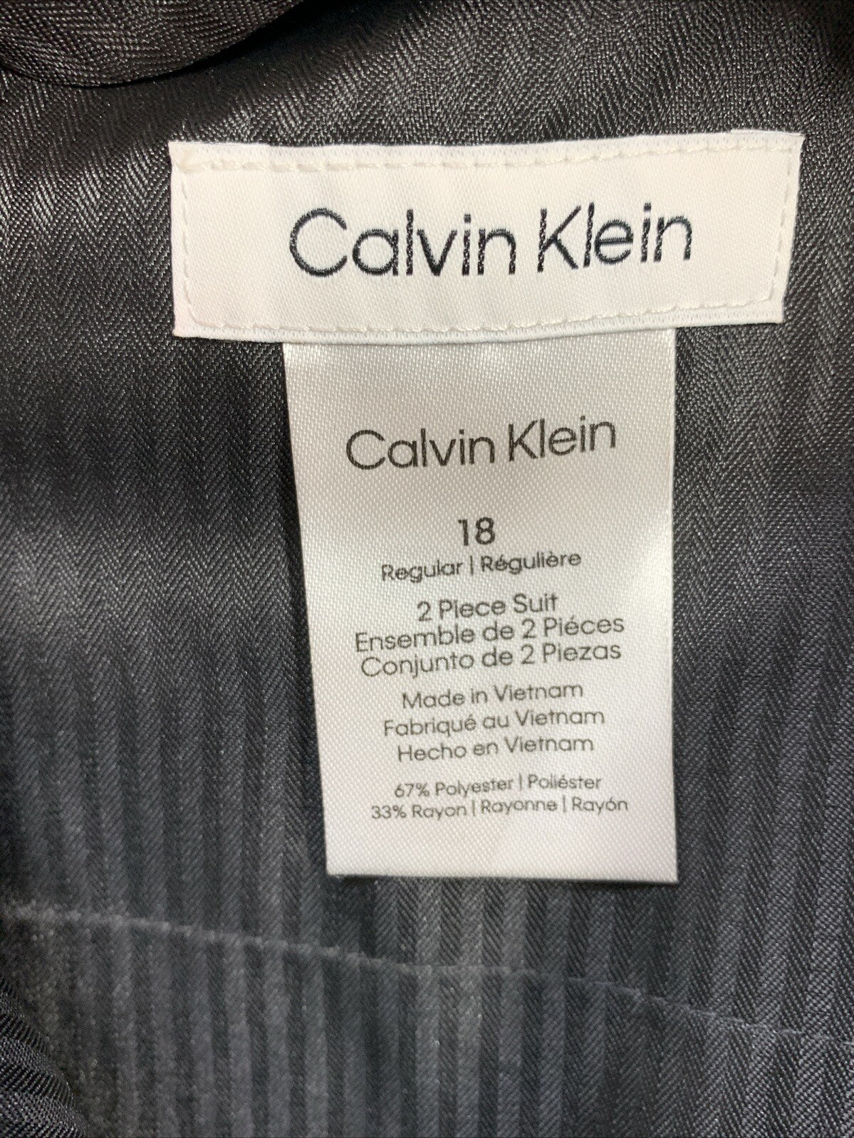 Calvin Klein Boys' 2-Piece Formal Suit & Pant Formal Set 18 Long Sleeve K831209
