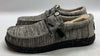 Hey Dude Wally Sport Knit Dark Grey Men's Loafers 40536-02 Size M9 Slip On Shoes