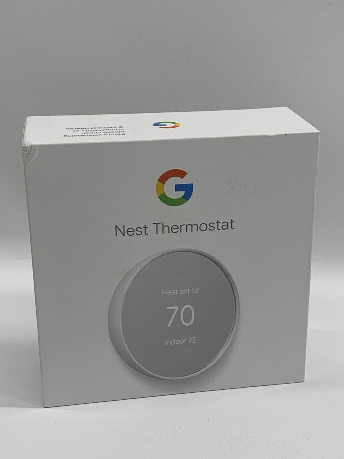 Google Nest Thermostat - Smart Thermostat for Home Programmable Wifi - GA01334