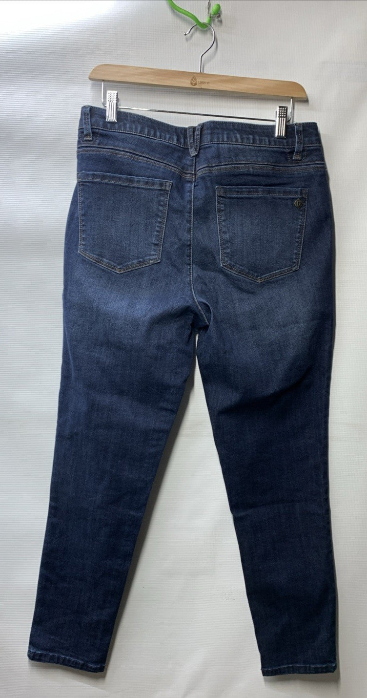 Democracy Women's Ab Solution High Rise Ankle Jean B1721W5EH Size 10 Long Pants