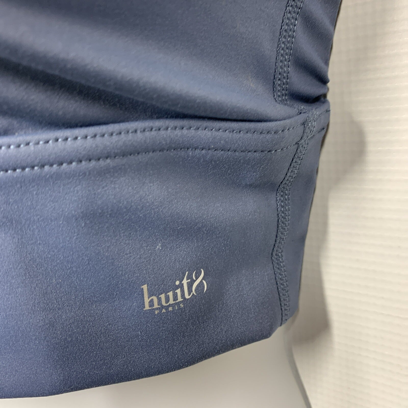 Huit 8 Paris Women's Sports Bra Bien Etre Marine Blue Size XS Wirefree Pull-on