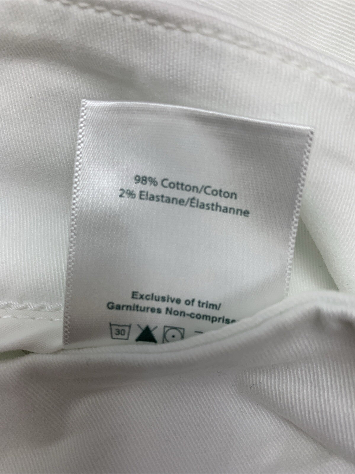 Jag Jeans Women's Amelia Pull-On Slim Ankle Jean Riviera Size 6 White Long Pants