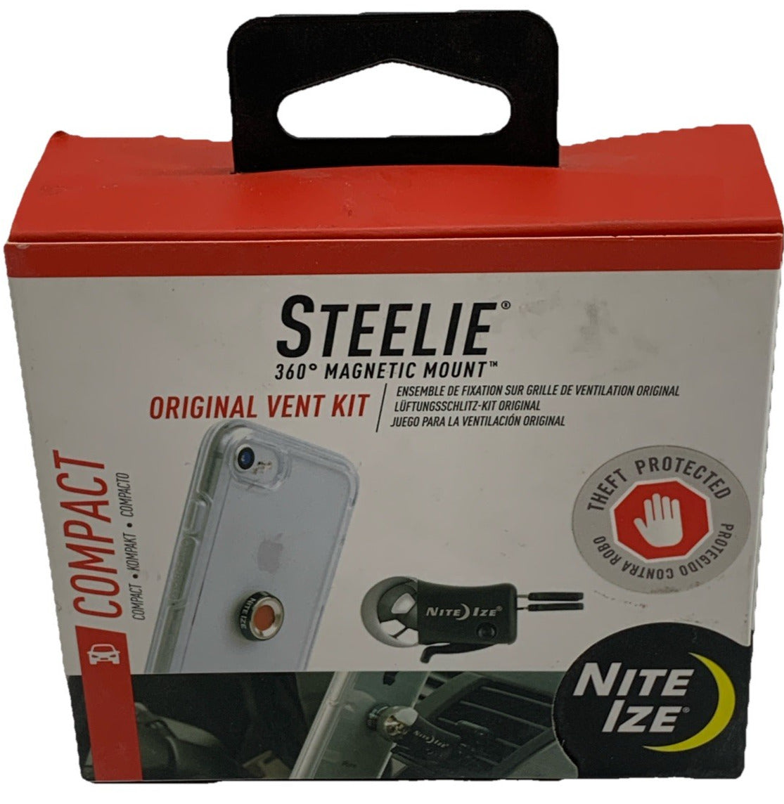 Nite Ize Steelie Original Vent Kit Magnetic Phone Mount for Car Vents Car Phone