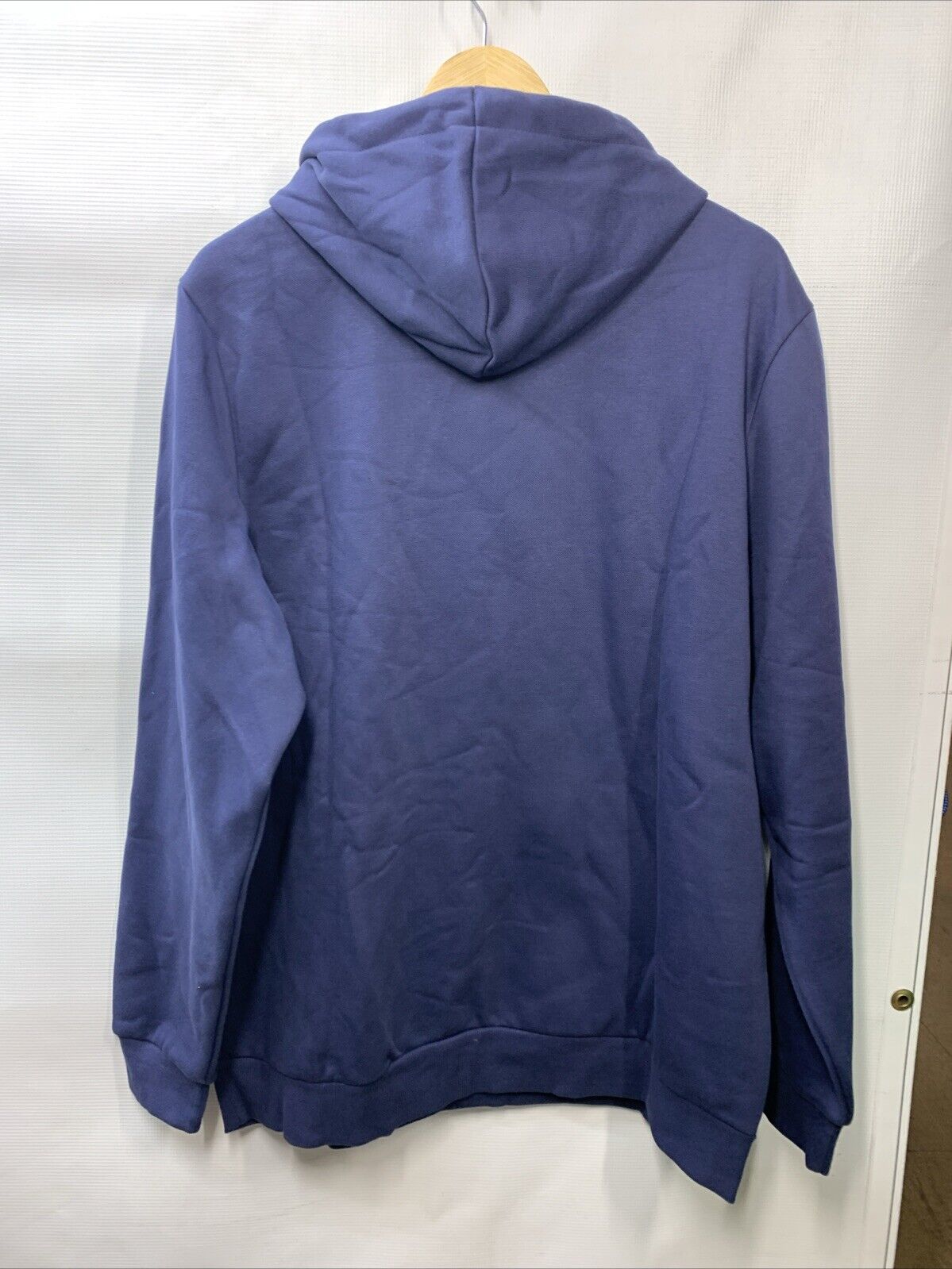 Puma Ess Men Logo Pullover Hoodie Mens Blue Casual Outerwear Size XL Long Sleeve