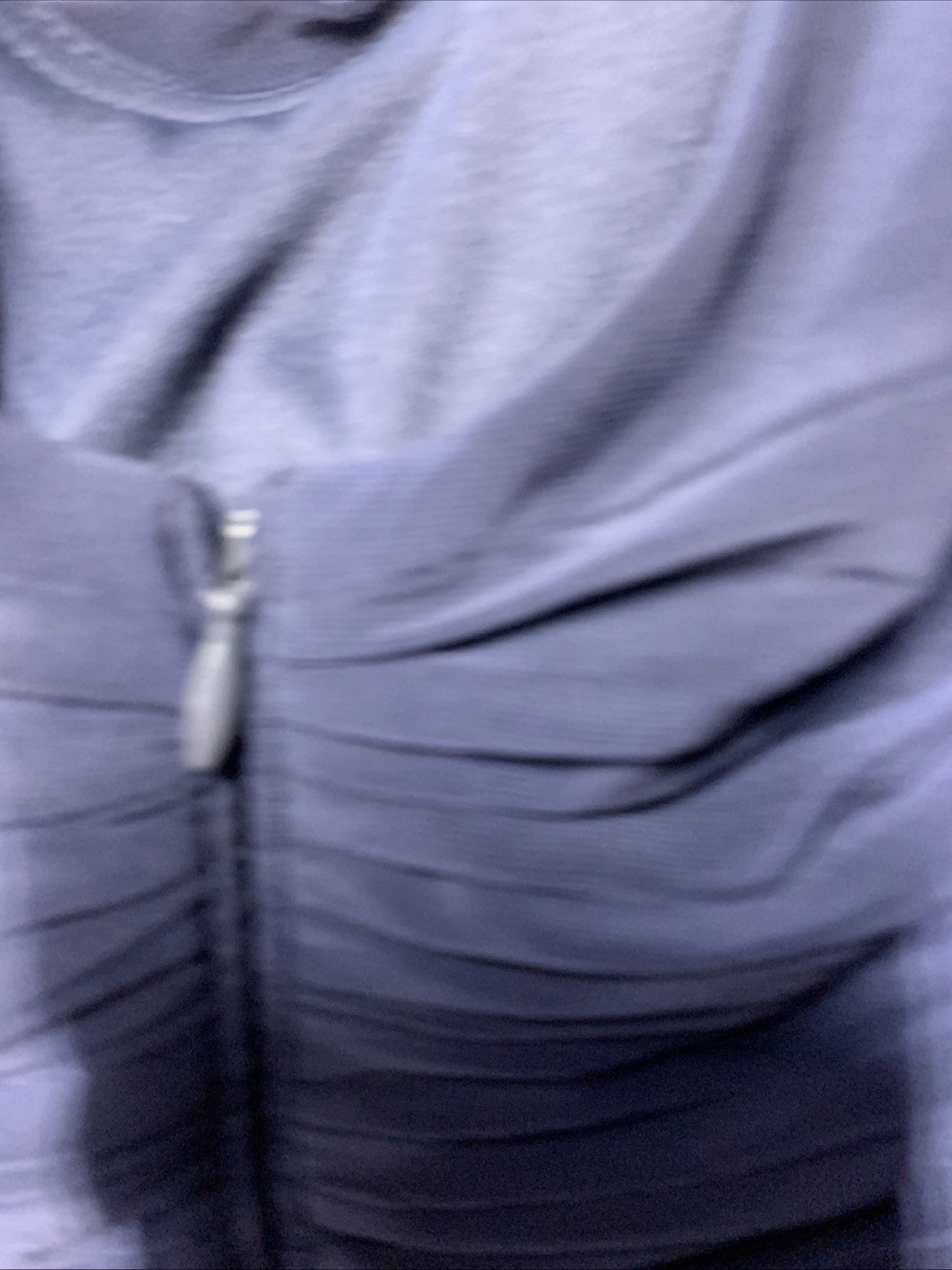 Alex Evenings Womens Long Cowl Neckline Mother of The Bride Dress Navy Size 16p