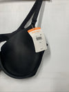 Warner's Women's T-shirt Bra No Side Effects Underarm-Smoothin Size 40D Black