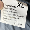Women's thickened down winter jacket with hood, short puffy style, packable design, in XL size from The Family Flips.
