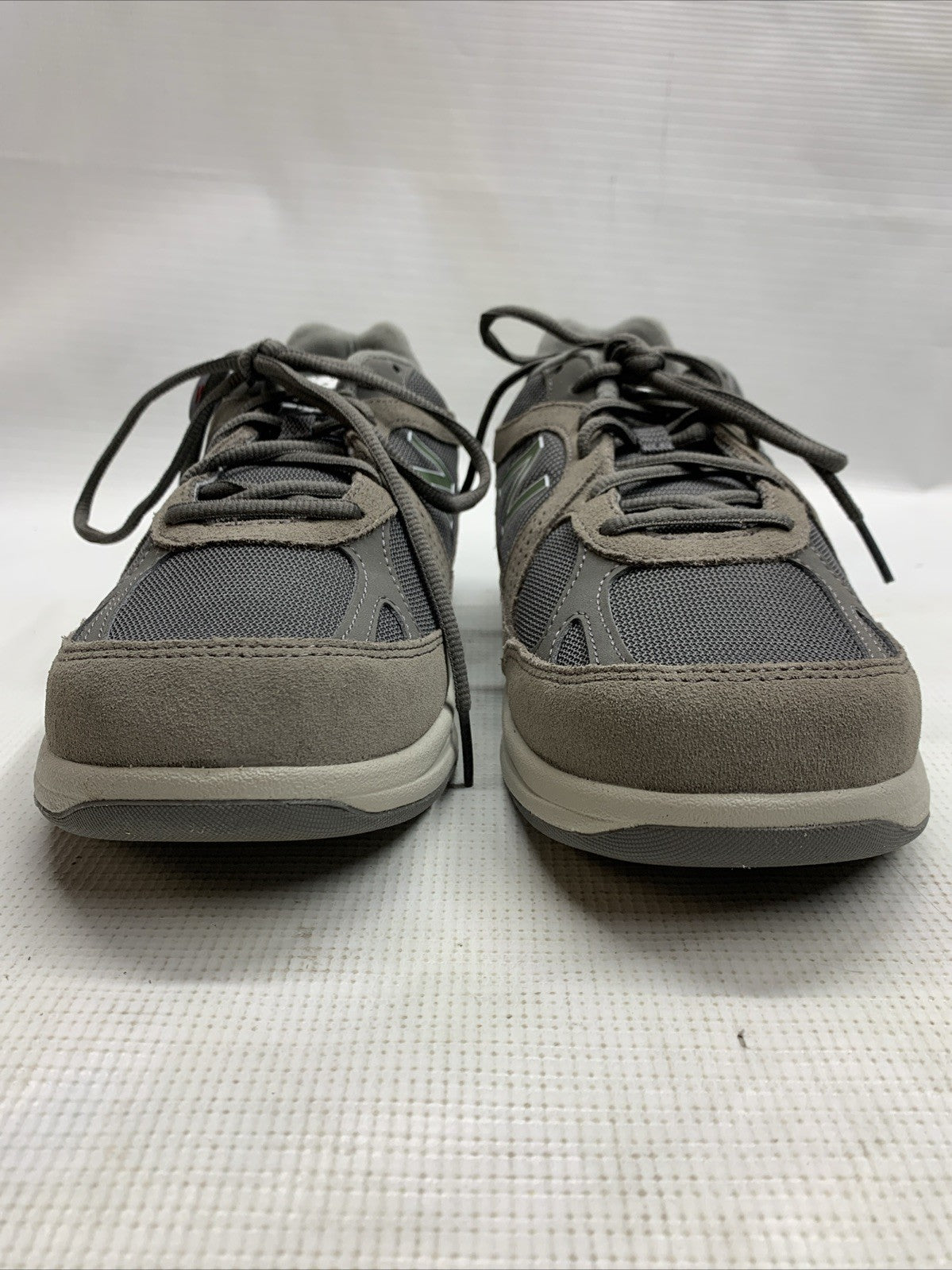 New Balance 877 XMW877GT Mens Gray Suede Lifestyle Sneakers 8 Wide Lace-up Shoes