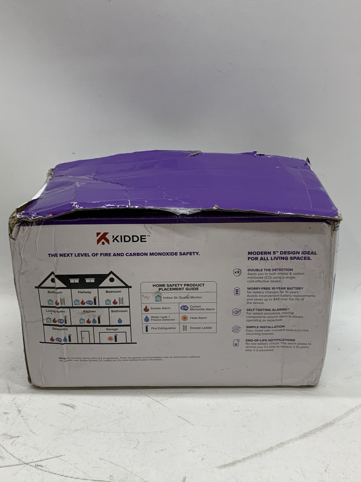 Kidde Smoke & Carbon Monoxide Detector Power LED Warning Light Indicators 4 Pack