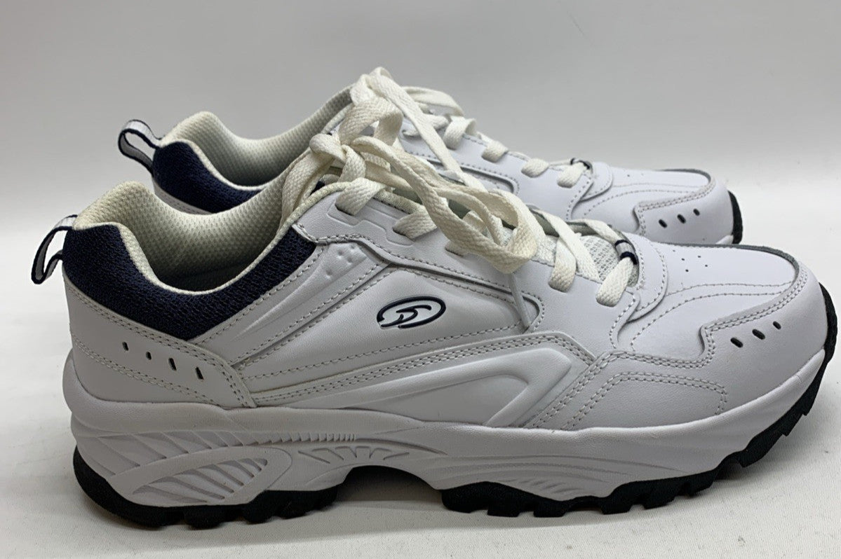 Man's Athleisure Dr. Scholl's Sebastian Sneaker Size 10.5 Wide White Lace-up