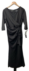 Alex Evenings Women's Stretch Scuba Crepe Dress with Surplice Neckline Size 10P