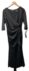 Alex Evenings Women's Stretch Scuba Crepe Dress with Surplice Neckline Size 10P