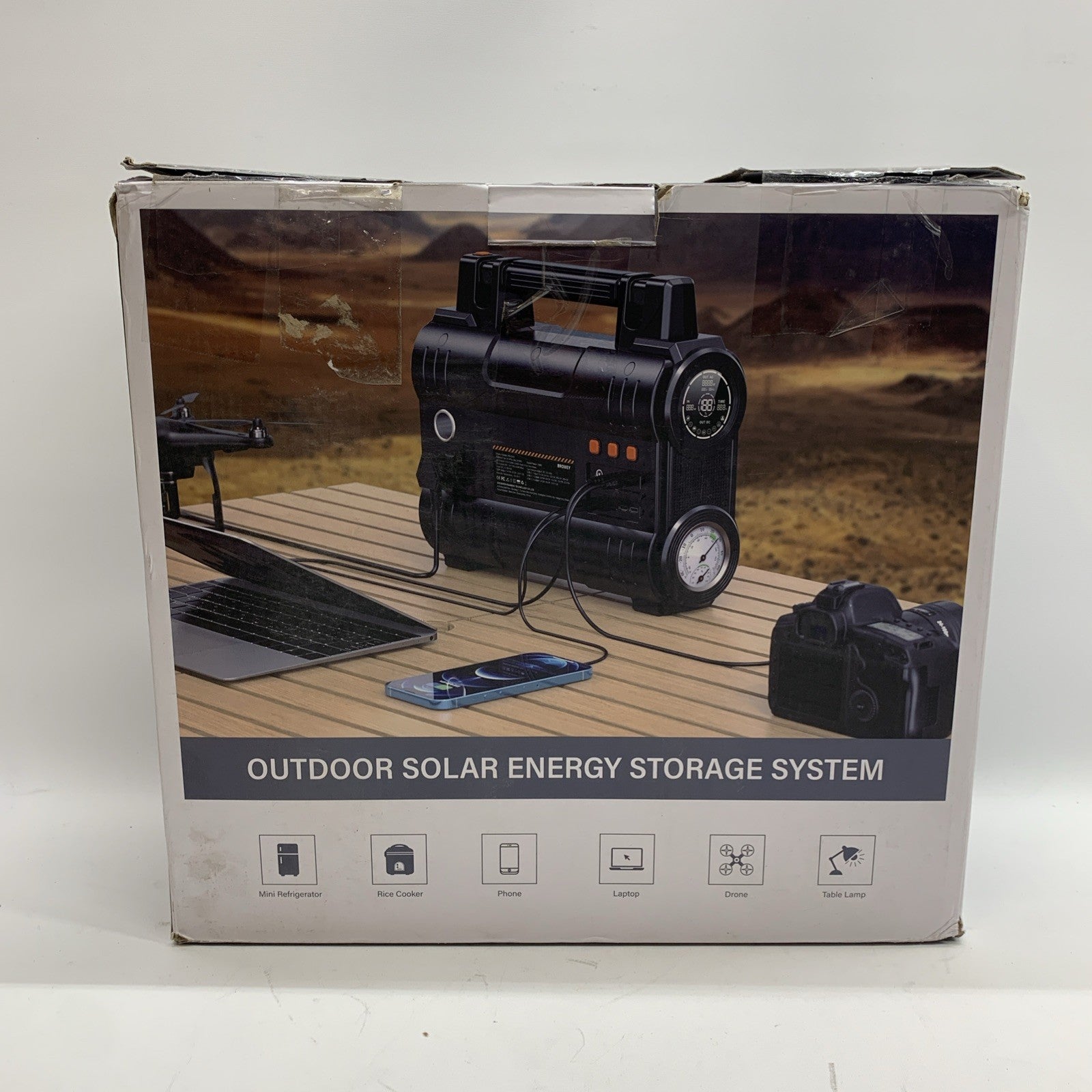 BROWEY Portable Power Station 300W(Peak 600W), 288Wh Solar Generator＆USB-C PD100