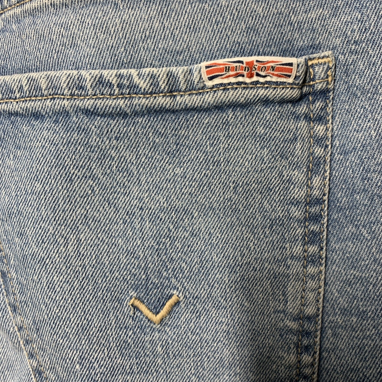 Hudson Zane Skinny Jeans Men's Stonewash Stretch Retro City Long Pants Size 40