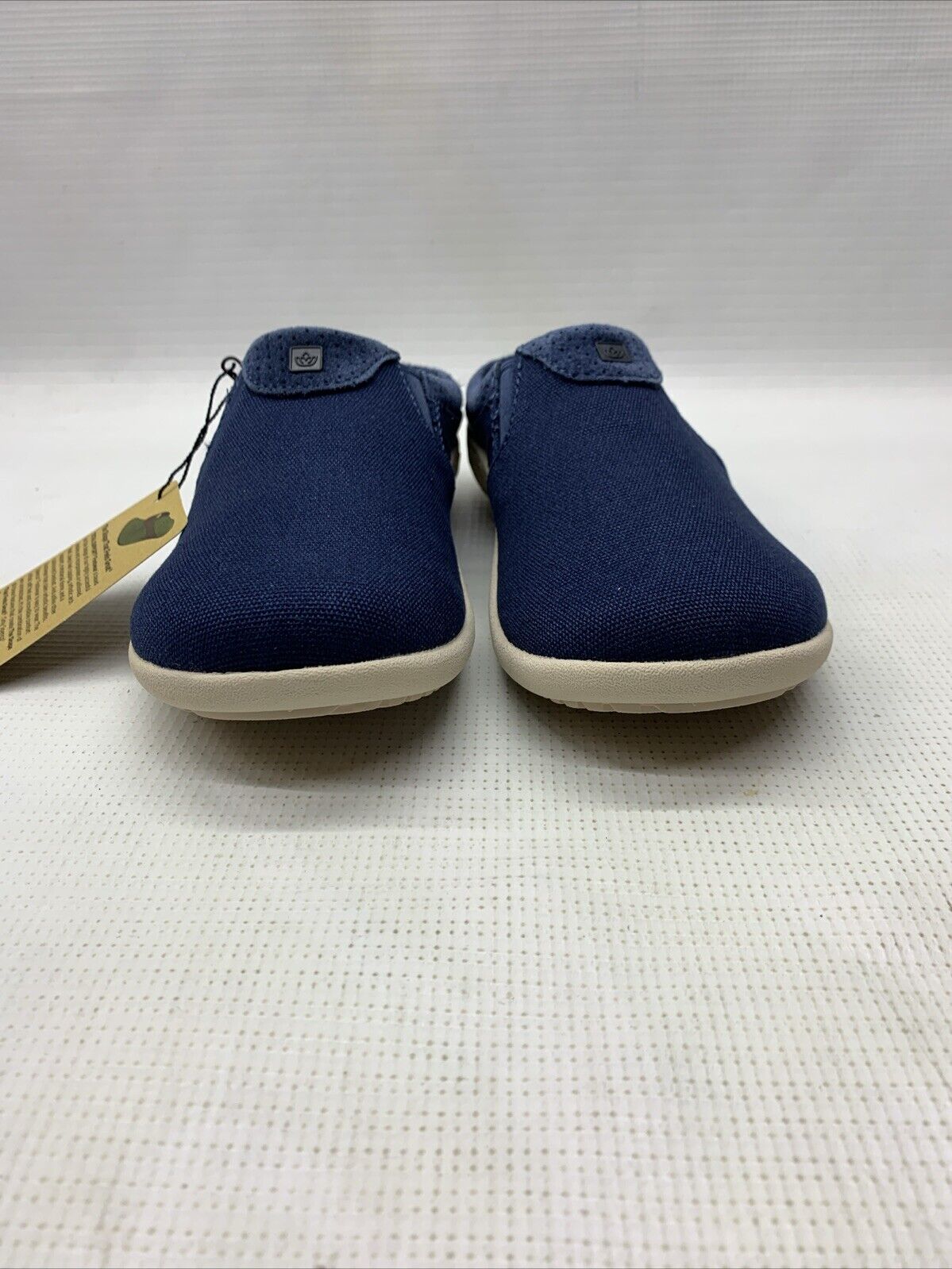 Waco SPENCO St. Maarten Womens Size 5B Perforated Suede Half Loafer Slip-On Blue