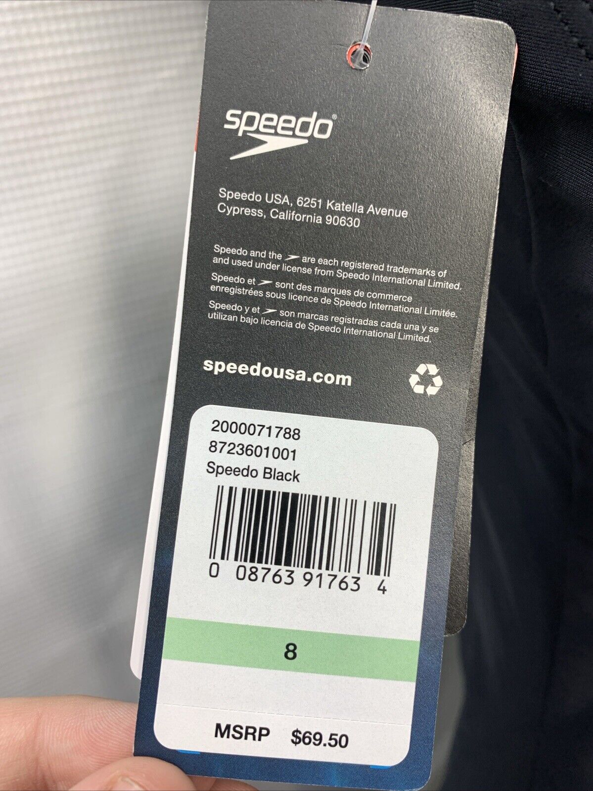 Speedo PowerFlex One Piece Black Powerflex Swimsuit Women Ultraback 8 Swimwear
