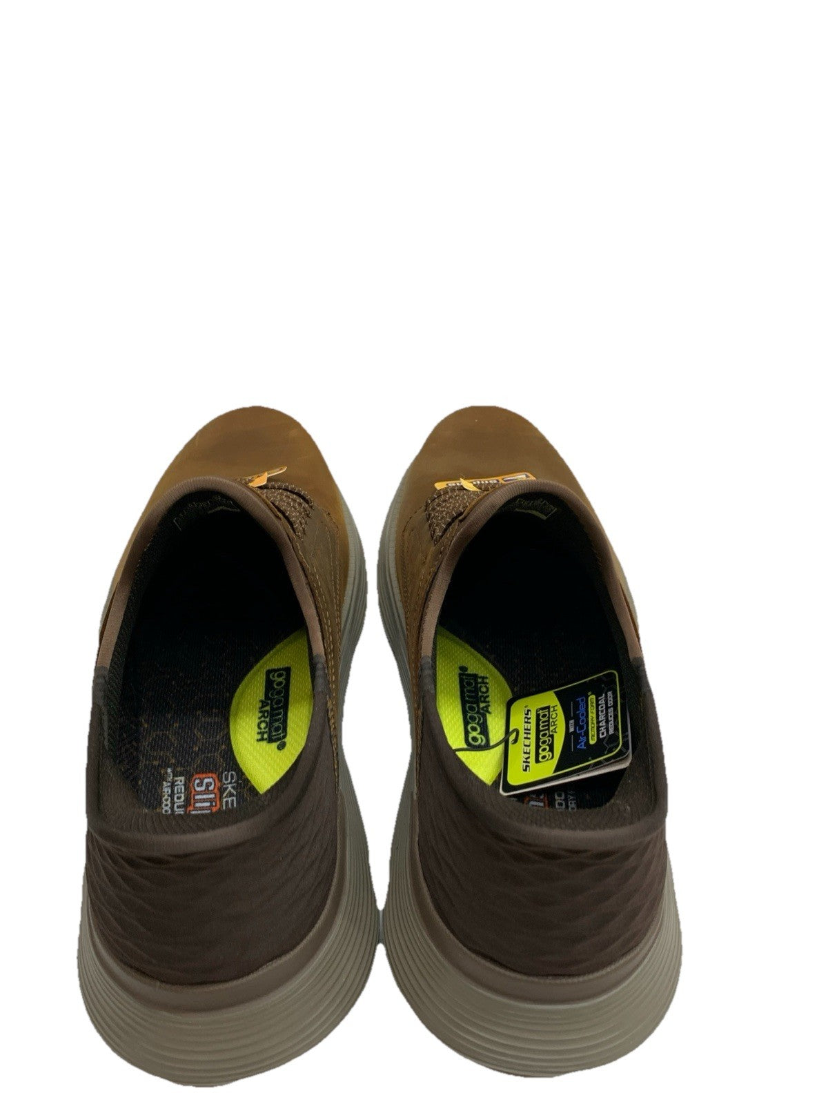 Skechers Men Shoes Garza Gervin Hands Free Slip-in Dark Brown 205046/CDB Size 11