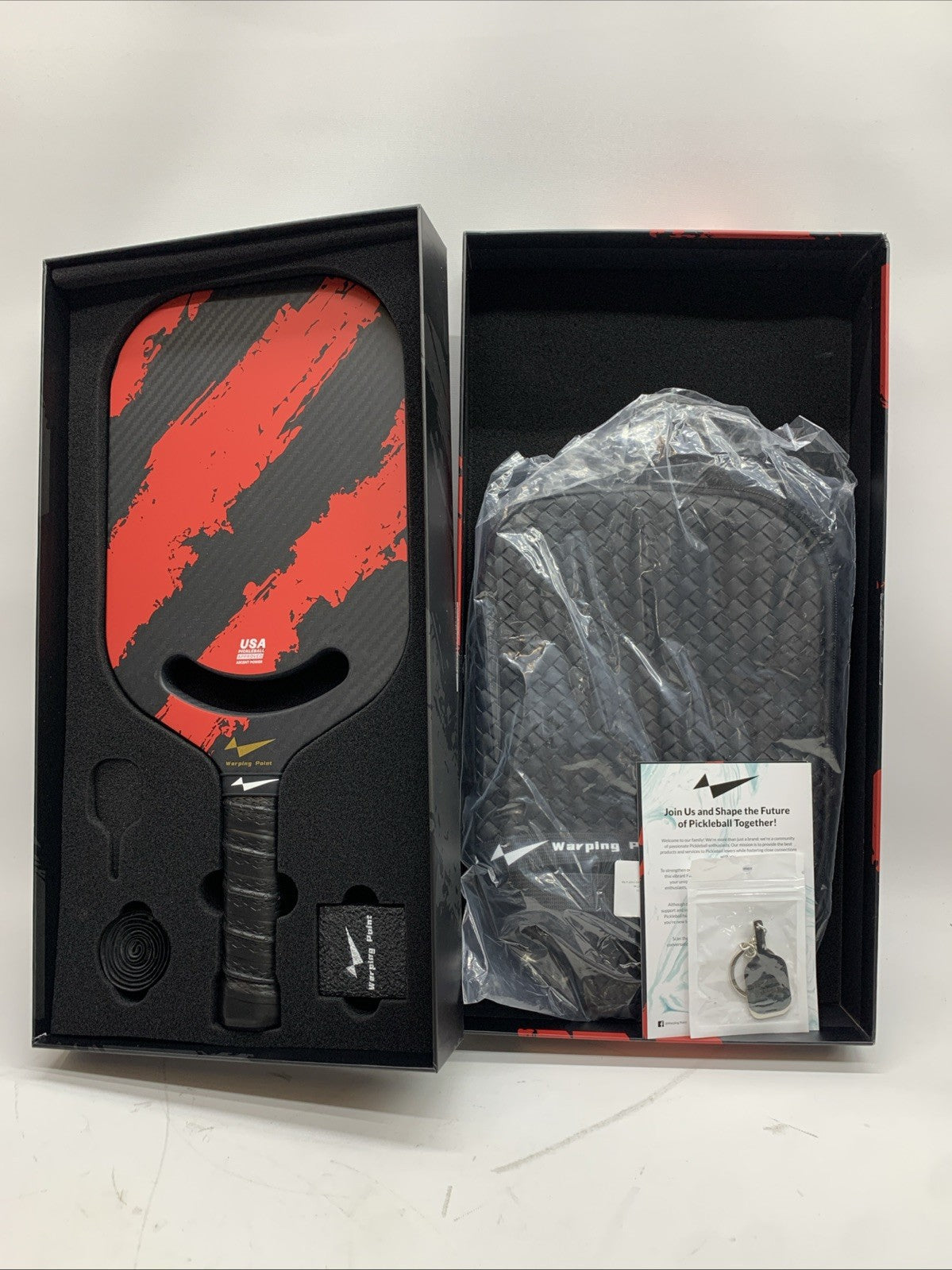 Warping Point Carbon Fiber Pickleball Paddle for Swing Speed and Maneuverability