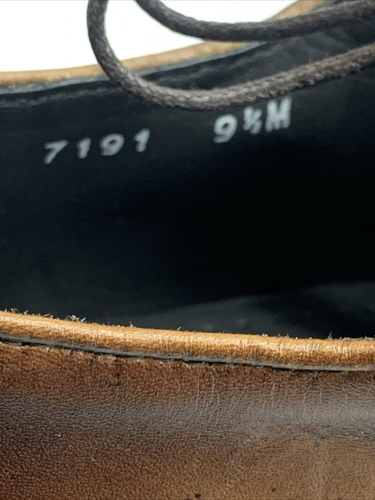 Massimo Matteo Italy Ponte Vecchio Oxford Burnished Brown Size 9.5 D (M) Lace-up