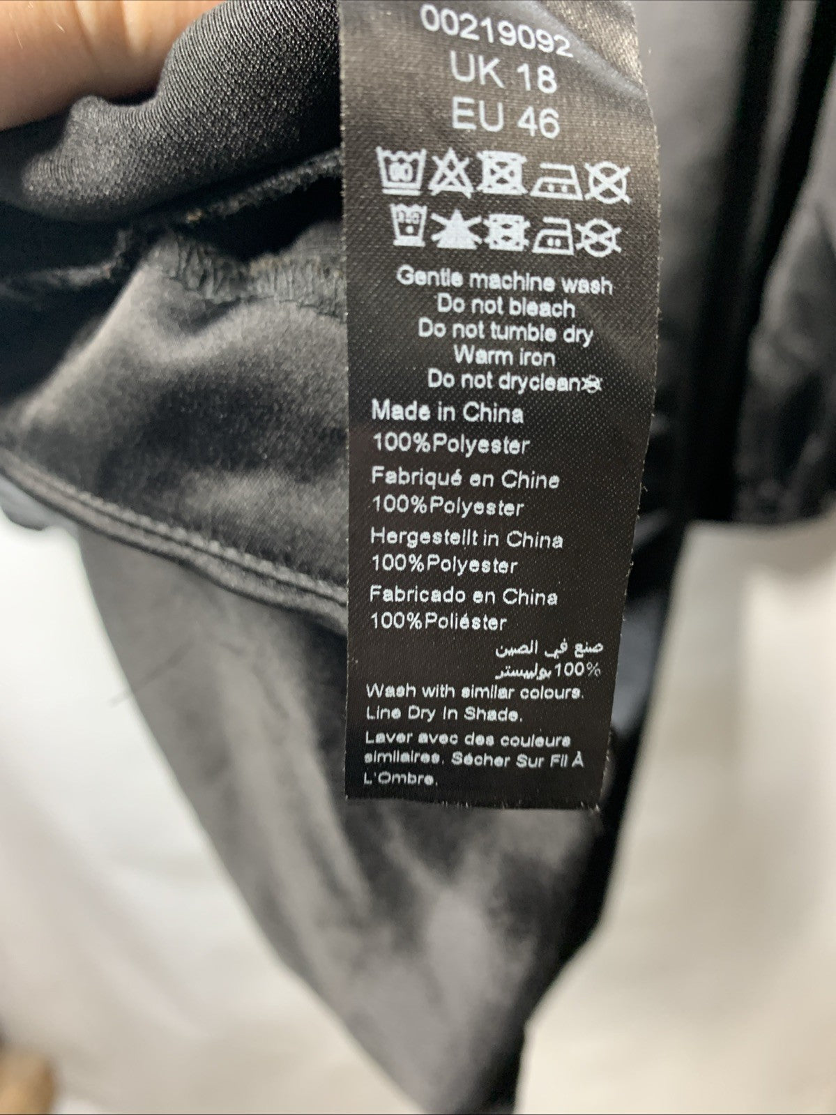 City Chic Women's Plus Size Dress Azalea Size 18 Black Long Full-length Sleeves