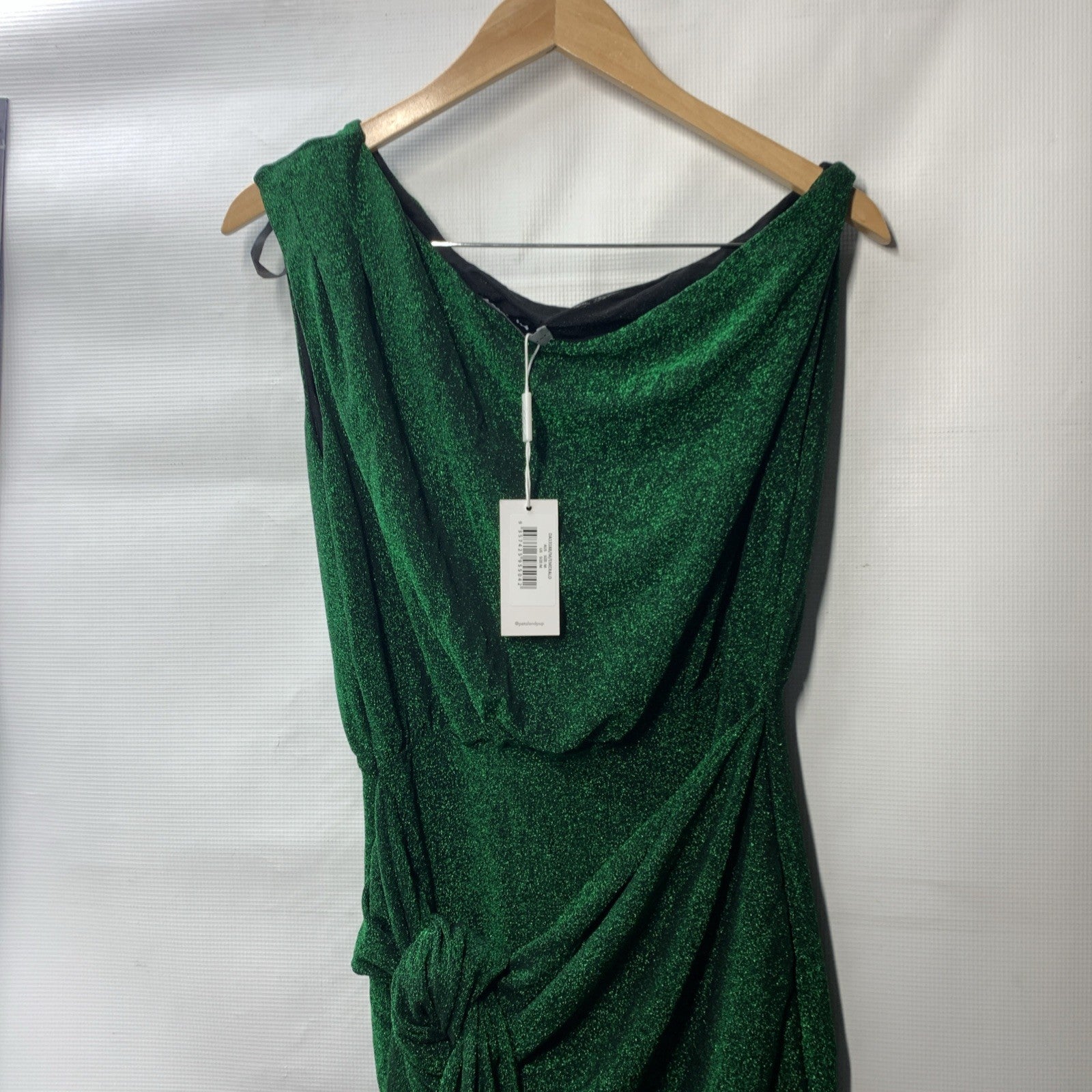 Petal & Pup Women's Santiago Off Shoulder Cocktail Midi Dress Medium Sleeveless