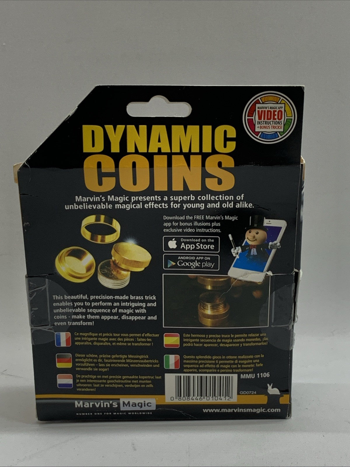 Marvin's Magic The Dynamic Coins Amazing Trick Set for All Levels - Magic Set