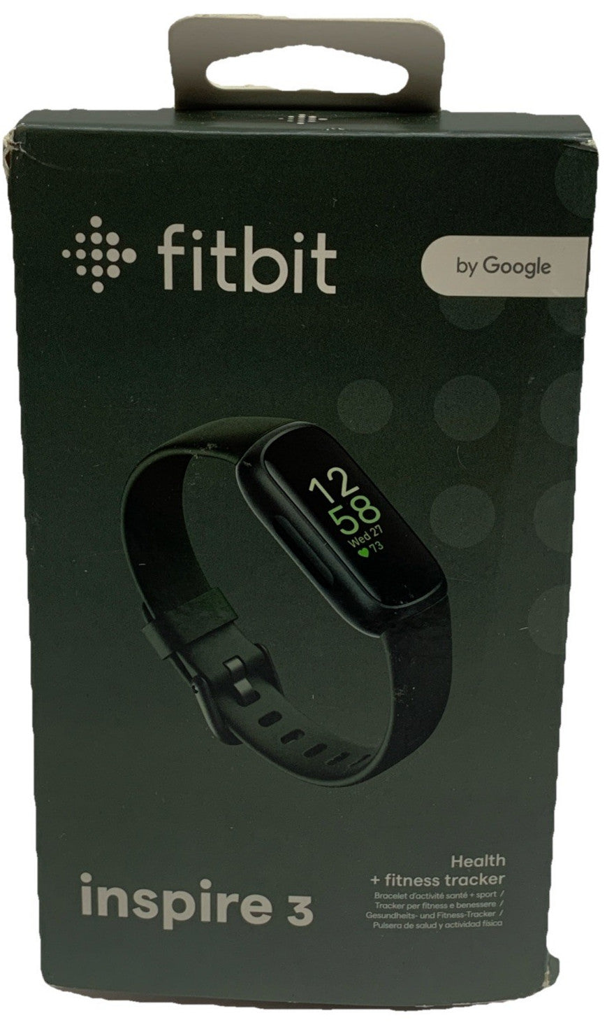Fitbit Inspire 3 Heart Rate Monitor Health & Fitness Tracker Sleep Tracking Blk