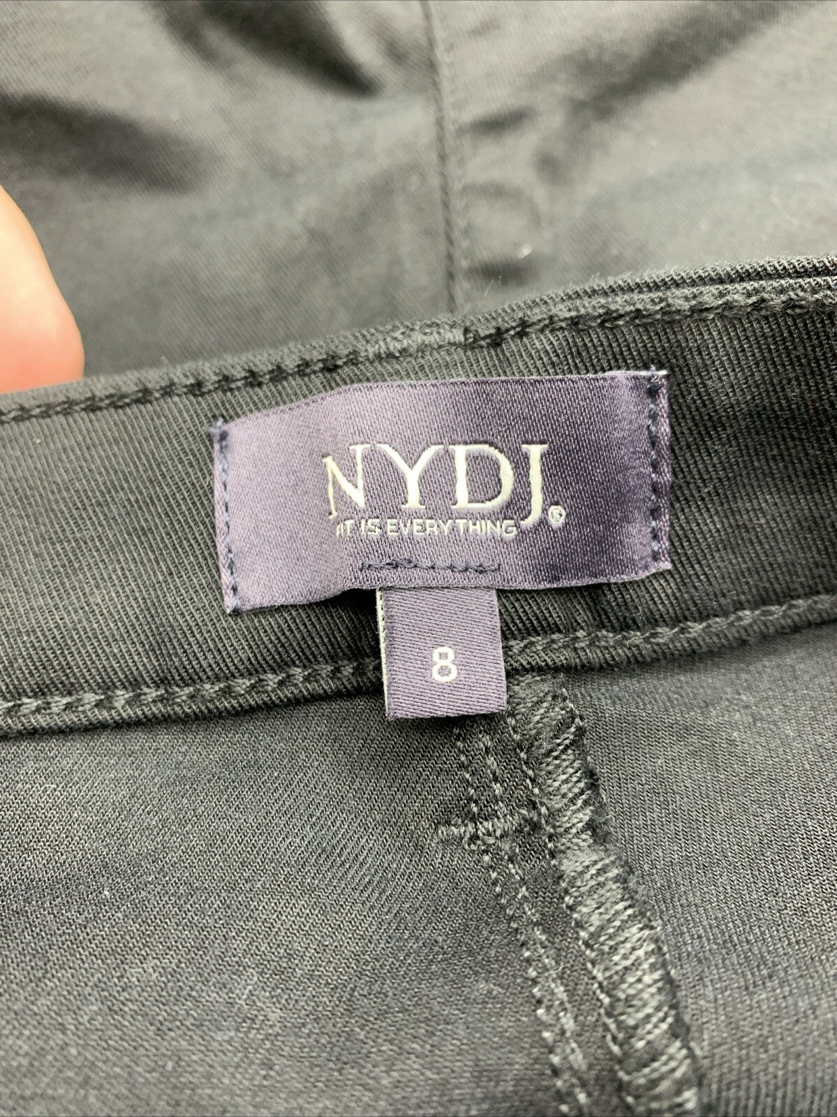 Not Your Daughter Women Jeans Chino Bermuda Twill Shorts Black MAQY3766 Size 8