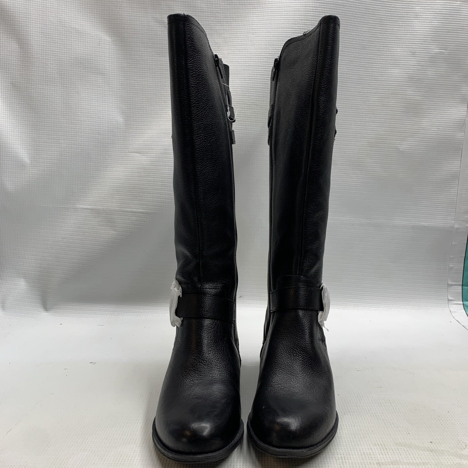 Naturalizer Jessie Women Shoes Wide Calf Riding Boot Black Size 7.5M F8467L1002