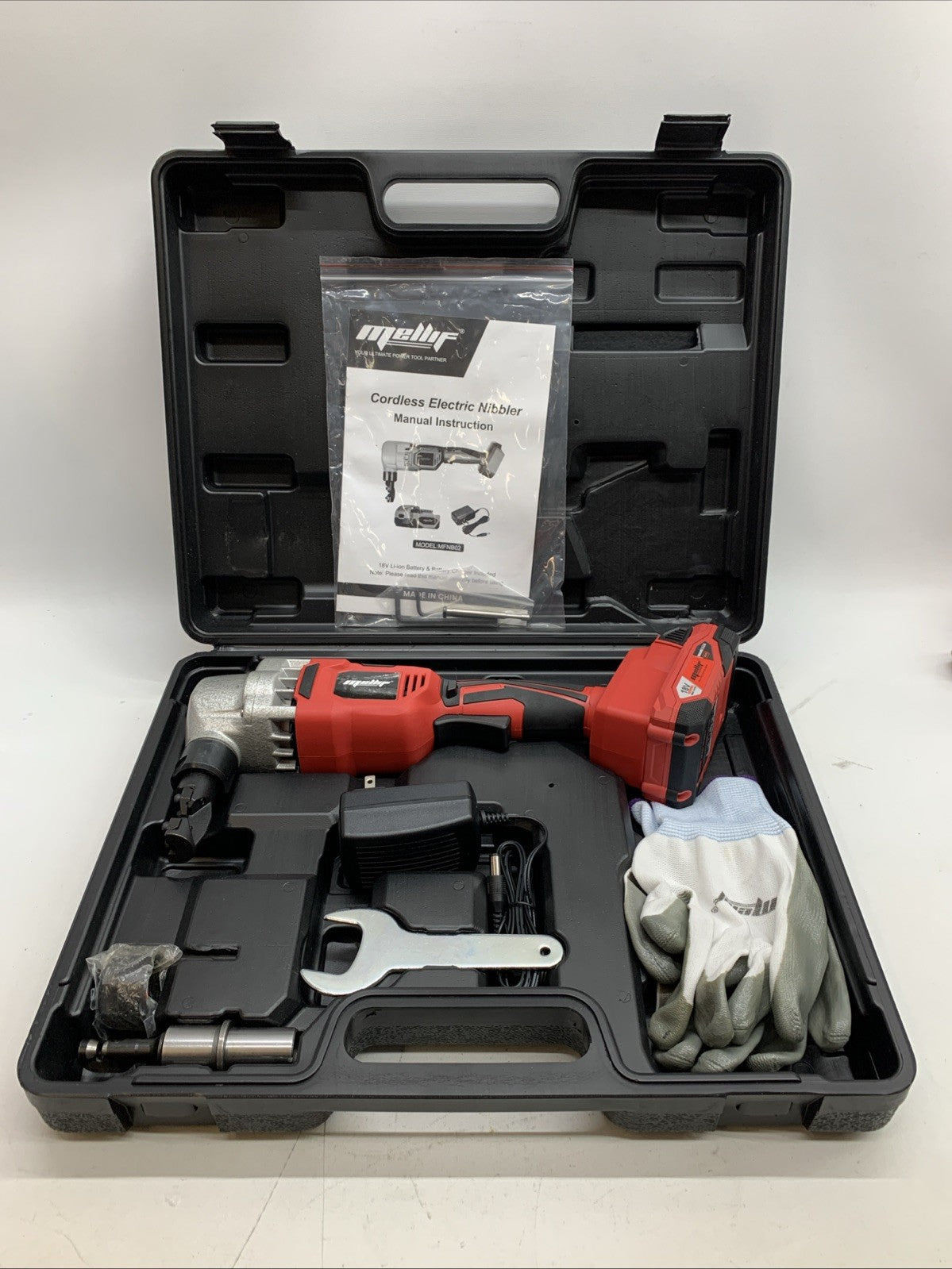 Cordless Electric Nibbler Metal Cutter MFNB02 Compatible w/Milwaukee 18V Battery