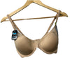 Women's One Smooth U Ultra Light Bra with illusion neckline in nude, size 36B, from The Family Flips, showing front view.