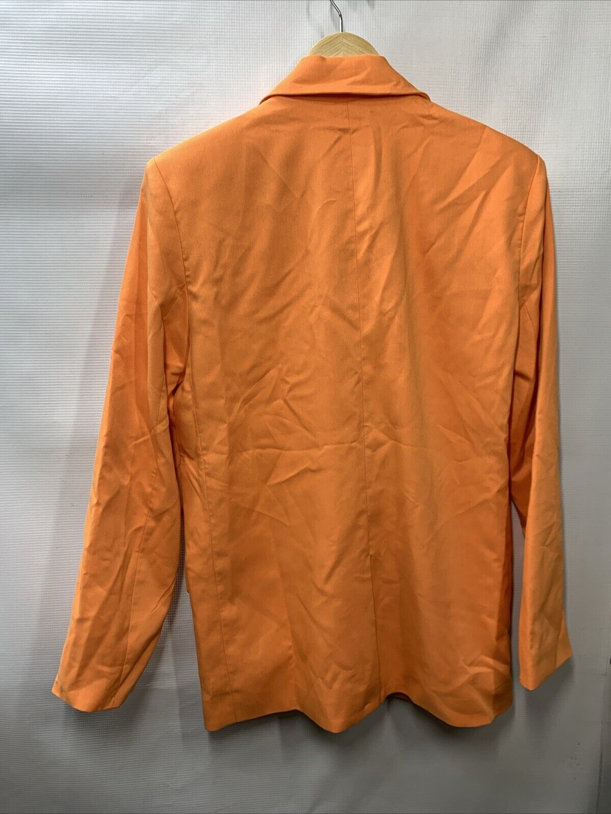 Steve Madden Kaira Blazer Women's Medium Bright Orange Lined Suit Jacket Size S