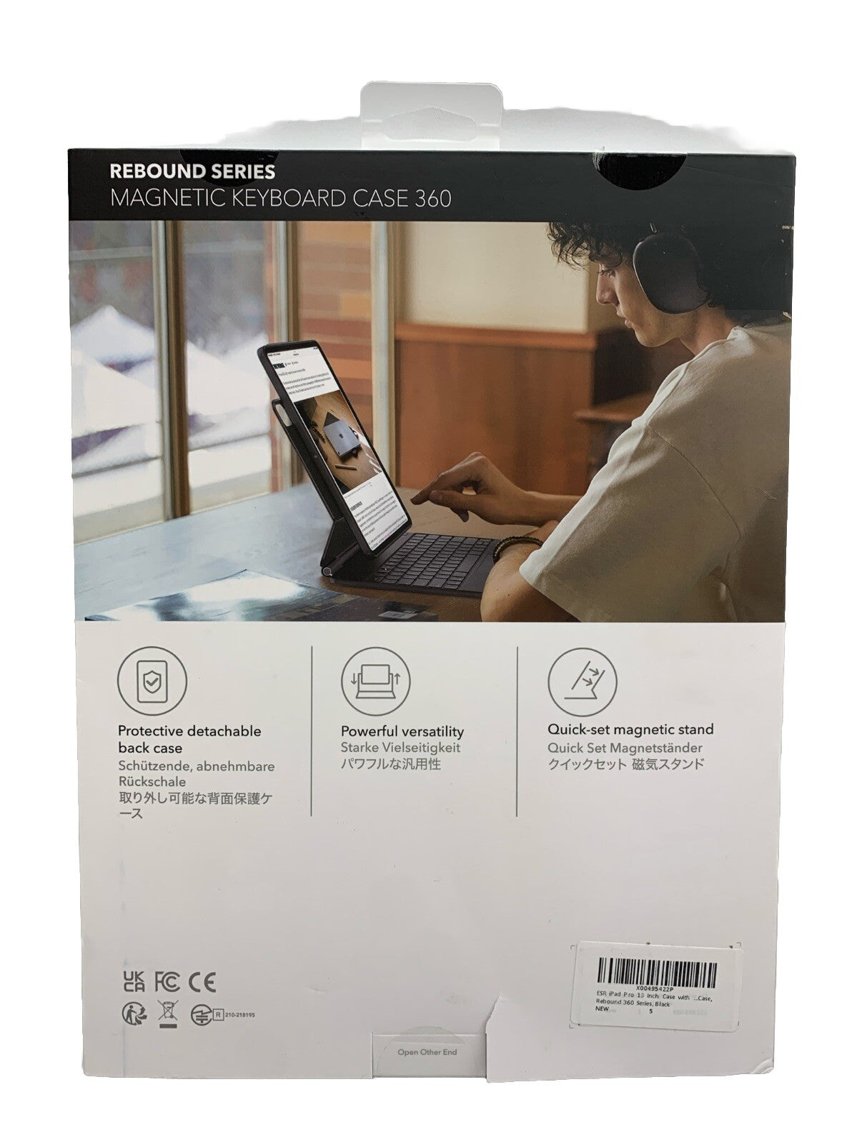 ESR Magnetic Keyboard Protective Case 360 Rebound Series iPad Air 13 (M2, 2024)