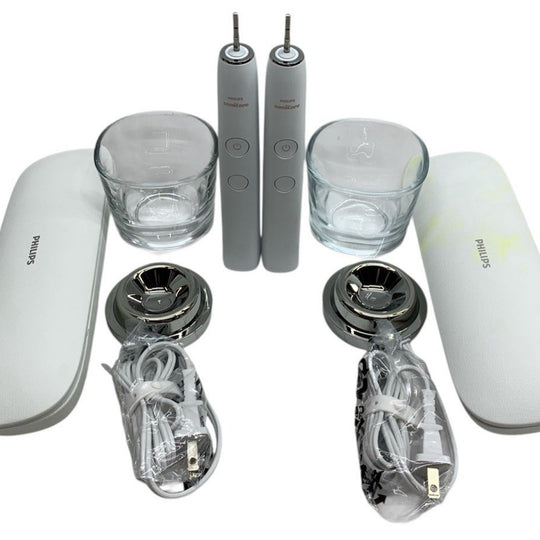 Philips Sonicare DiamondClean Smart HX991 Toothbrush White 2-Pack - NO HEADS