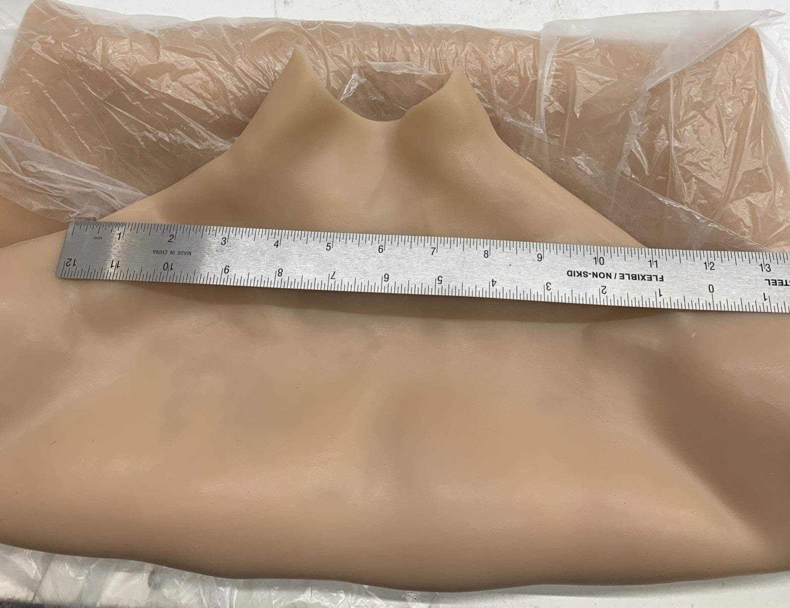 KnowU Breastplate Silicone Male Fake Chest Muscle Body Suit Cosplay Crossdress