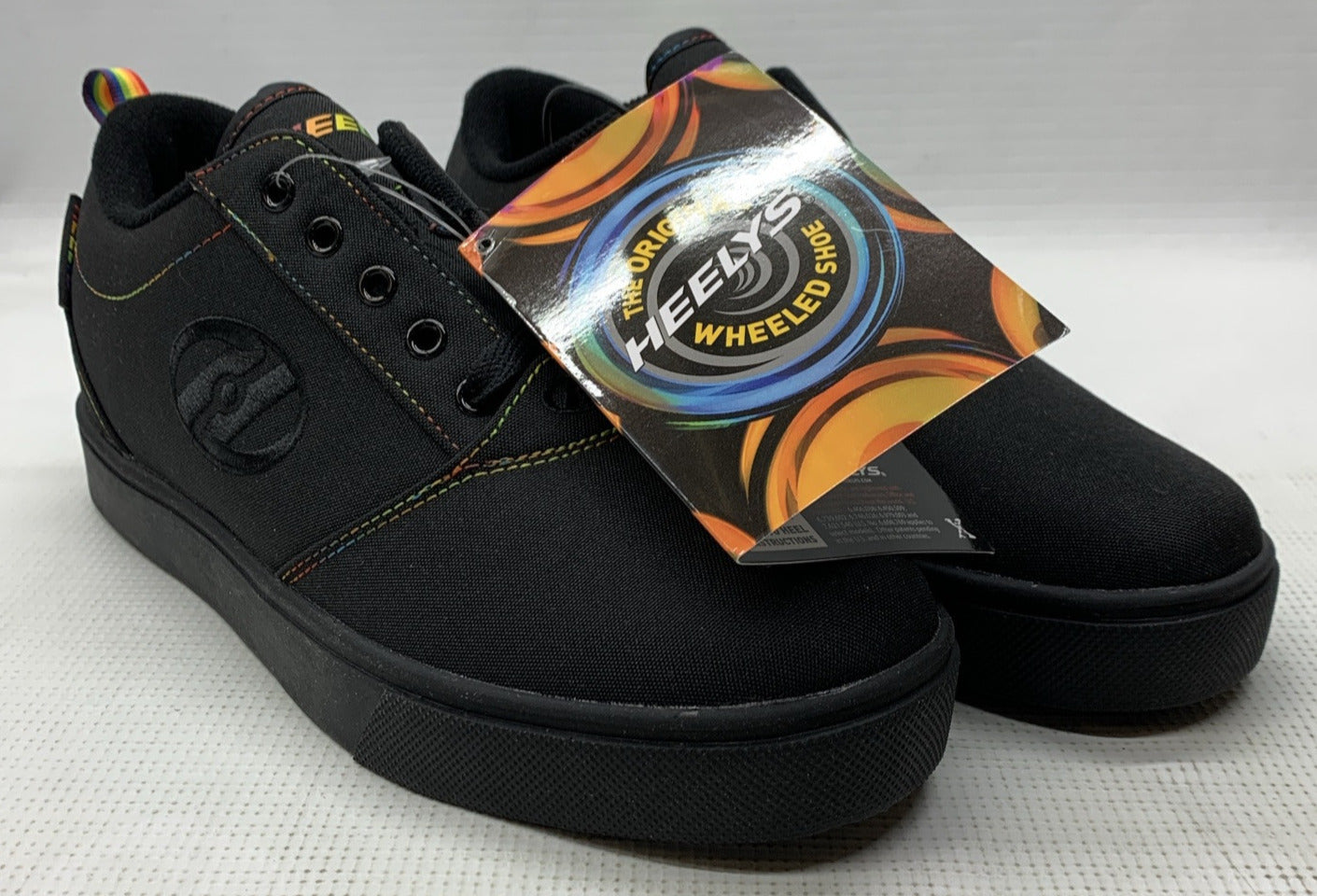 HEELYS Unisex-Child Pro 20 Rainbow Wheel Heel Shoe Little Big Kid/Adult Size 7