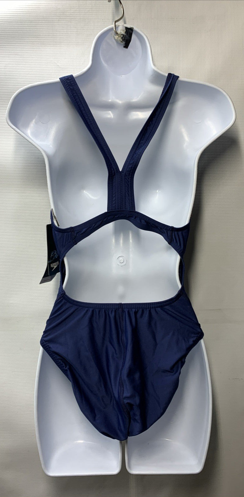 Speedo Swimsuit One Piece ProLT Womens Solid Adult Team Navy Swimwear Size 12/38