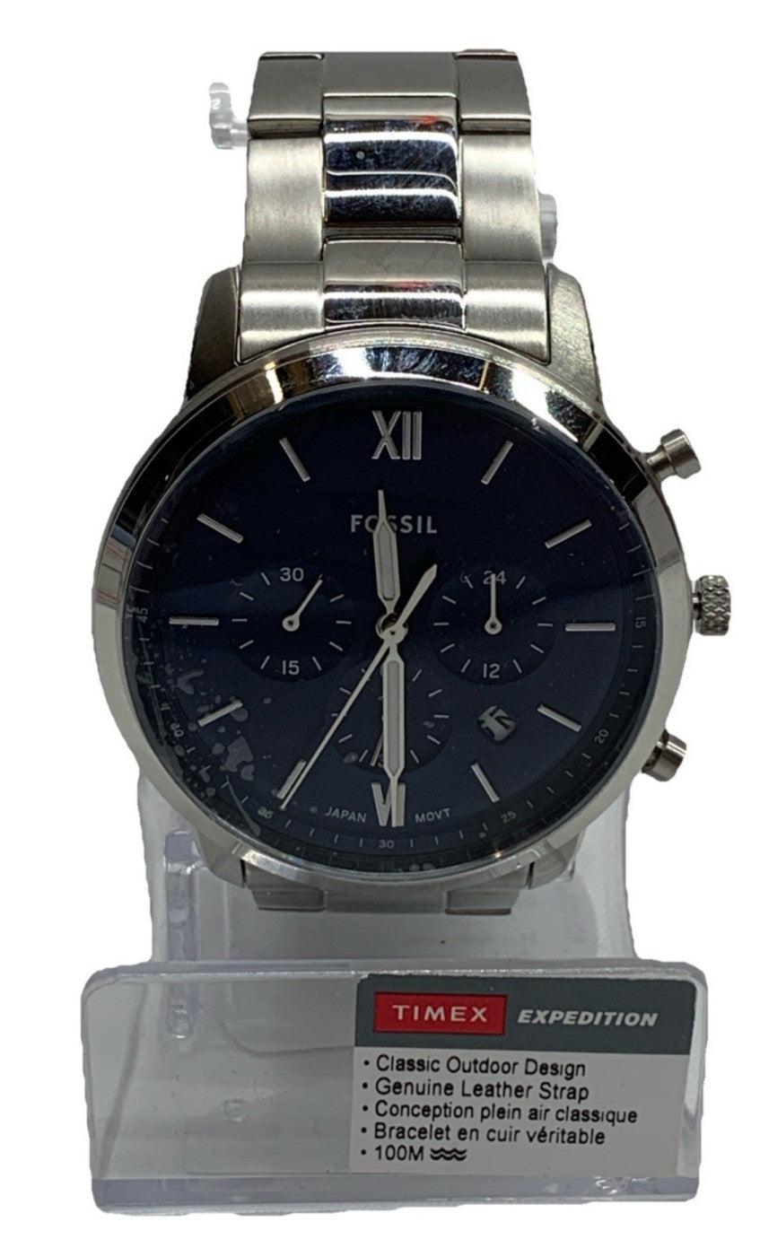 Fossil Mens Timex Expedition Classic Bracelet WristWatch Outdoor Stainless Steel