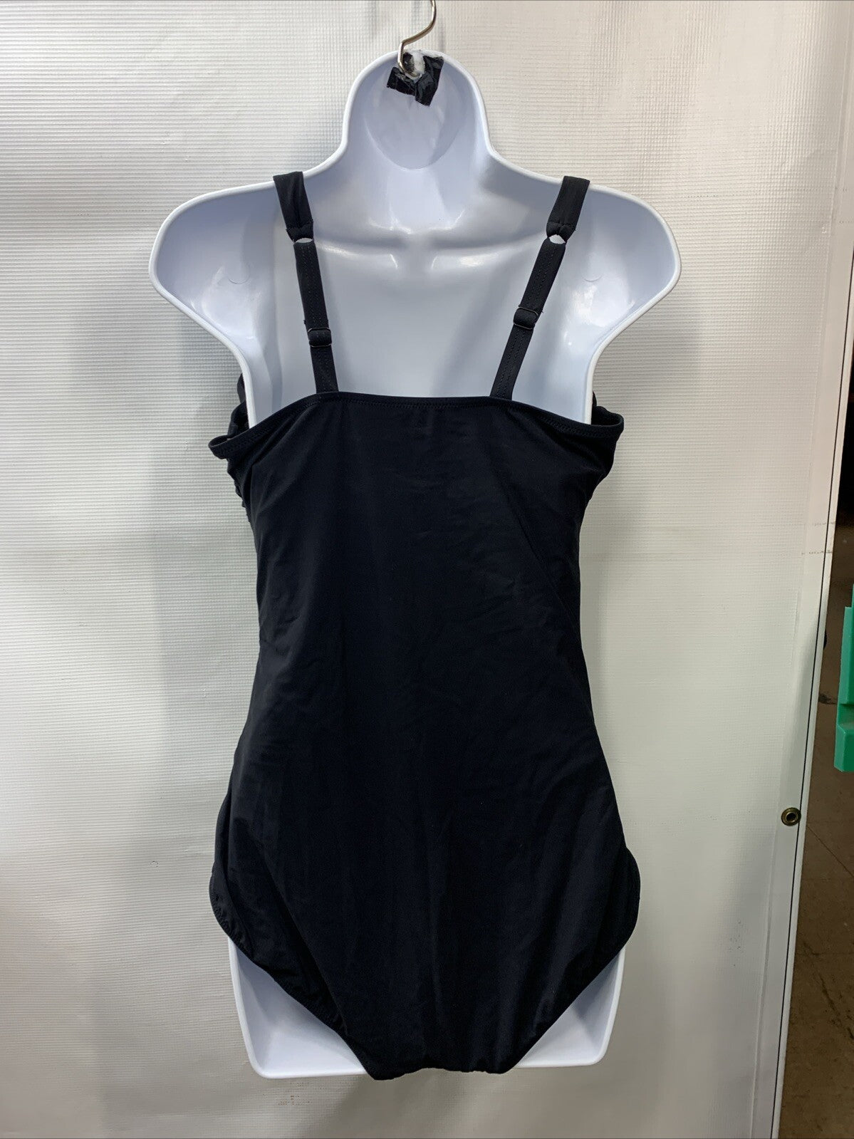 Gottex Sweetheart Cup Sized Tankini Top Swimsuit Tutti Frutti Black Size 14D