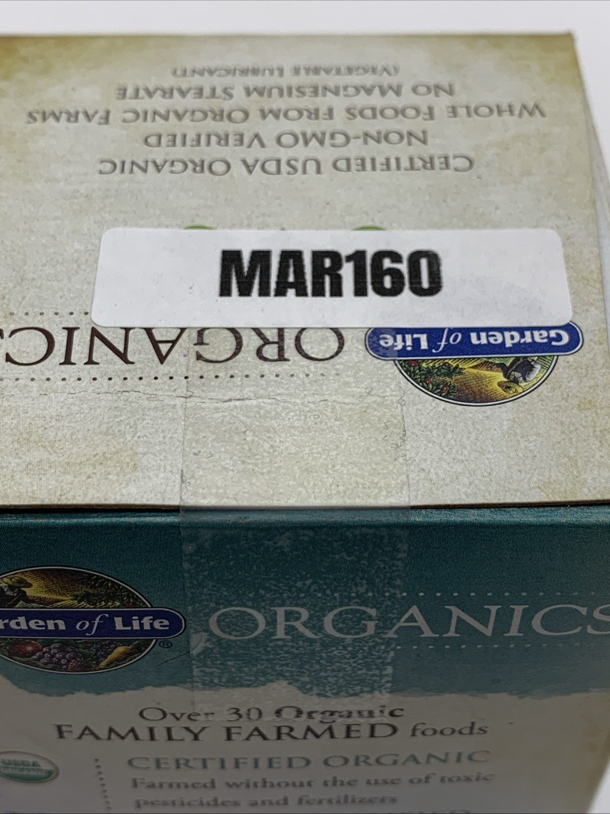 Garden Of Life Organics Men’s Multi 40+ Whole Food Multivitamin 60 Vegan Tablets