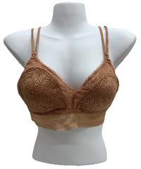 MOMANDA Lace Nursing Bra Wirefree Padded Breastfeeding Maternity Bras Size Large