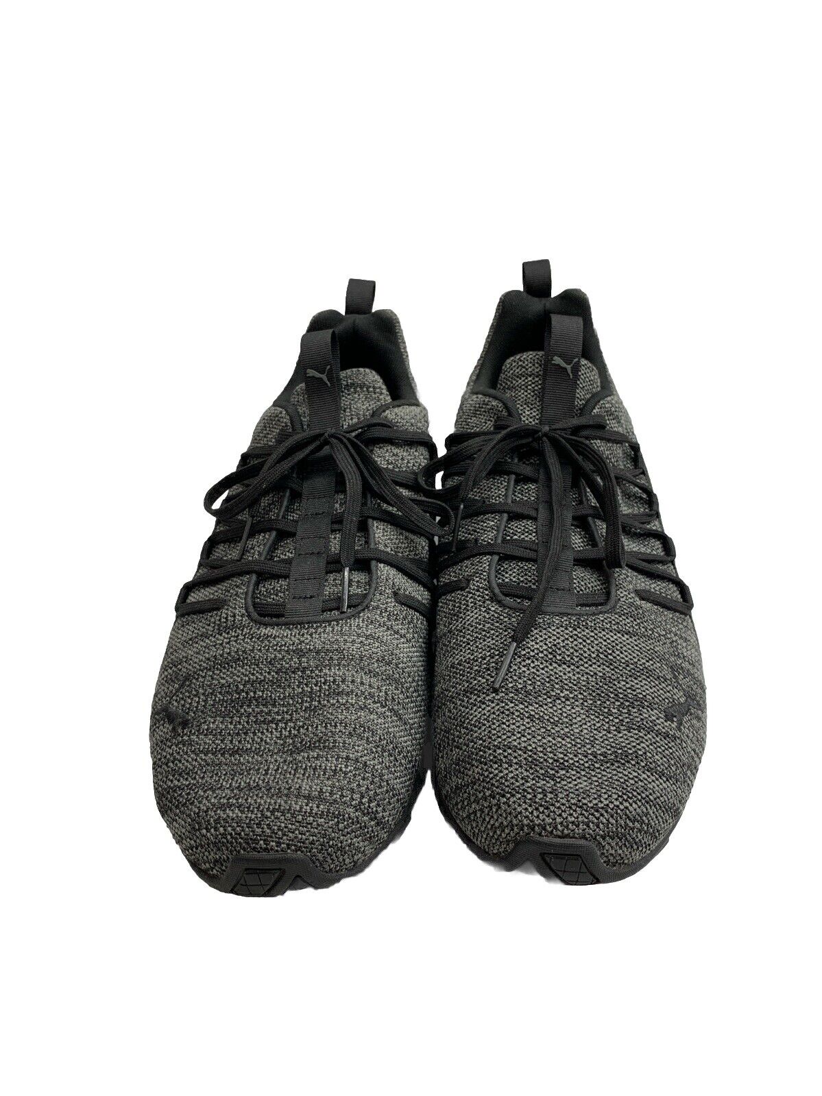 PUMA Men's Axelion Multi Black Castlerock Shoes Size 14 Lace-up Athletic Sneaker