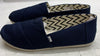 TOMS Alpargata Men's Espadrilles 13 Slip-on Trainers Navy Classic Textile Upper