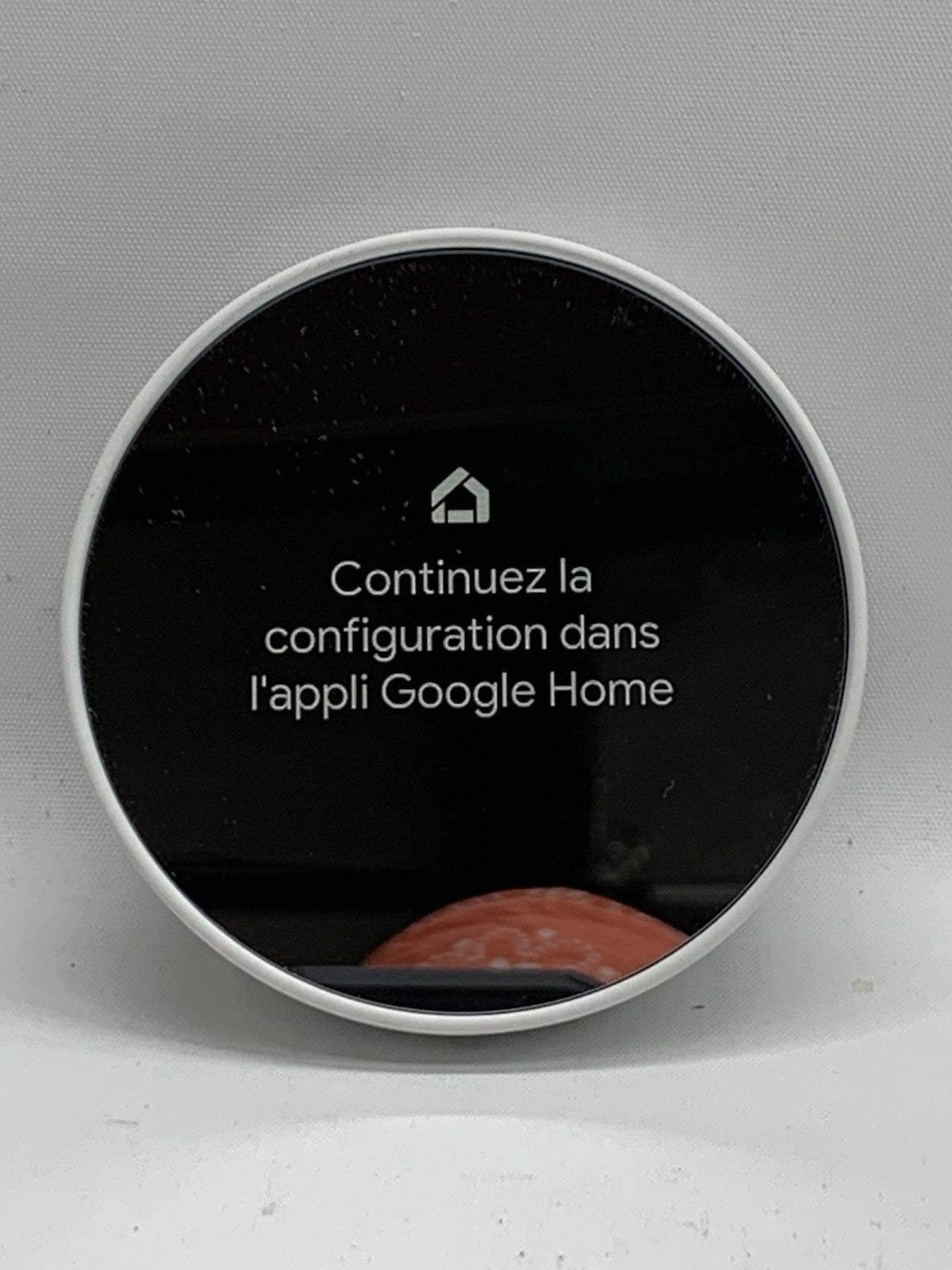Google Nest Thermostat Smart Programmable Wi-Fi Thermostat Round for Home - Snow