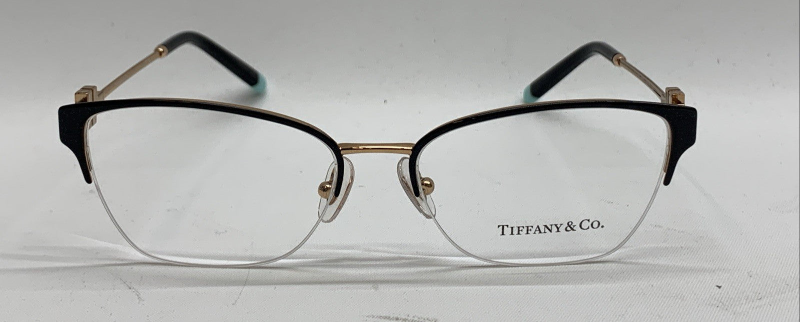Tiffany & Co Eyeglasses Frames TF1141 6122 Black Rose Gold MOP 54-16-140 Stylish