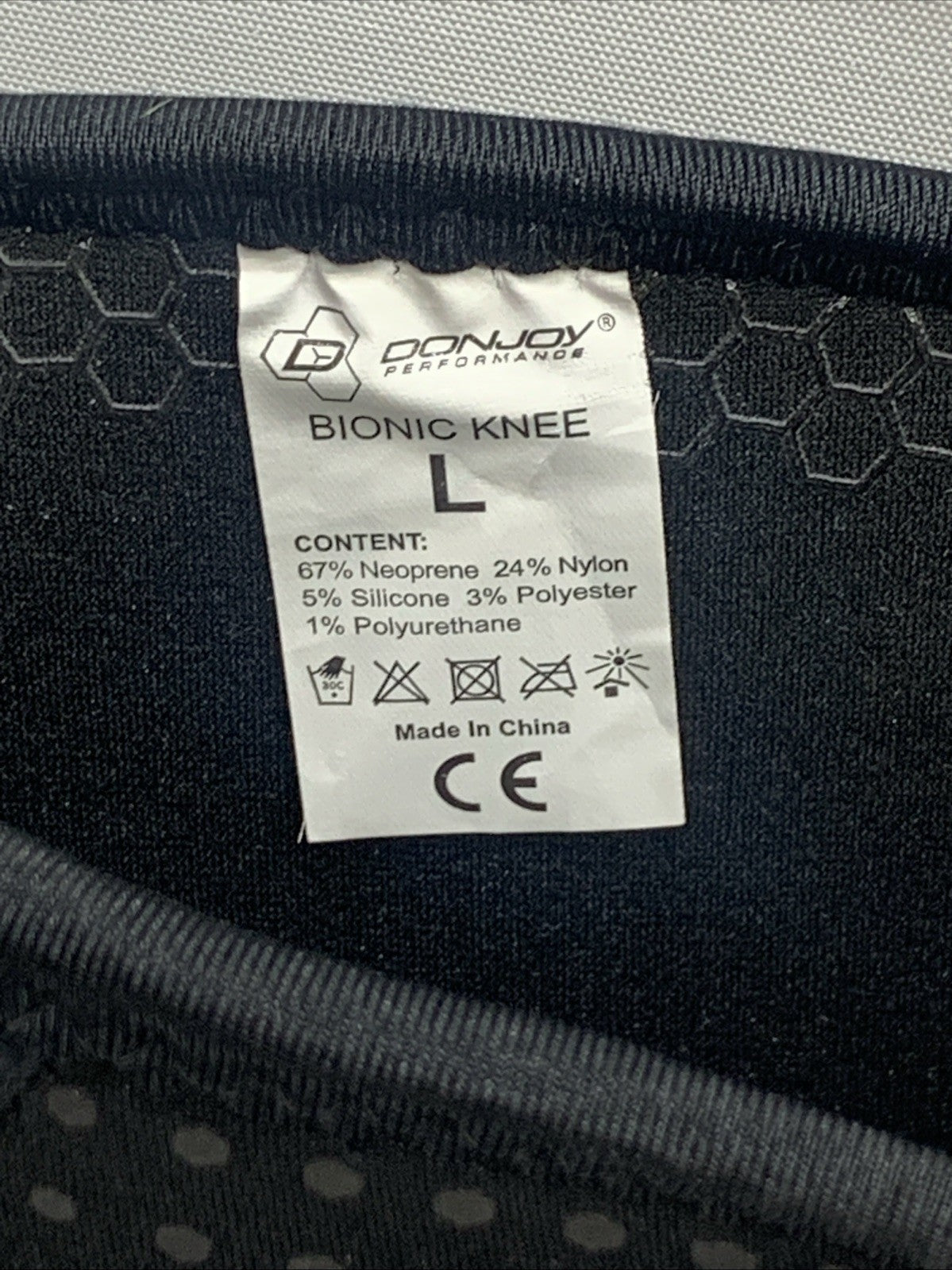 DonJoy Performance Bionic Knee Brace Support Black Size Large fits Left or Right