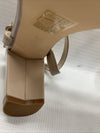 Touch Ups Women's Harmon Block Heeled Sandal Nude Size 9M Buckle Open Toe 4675M