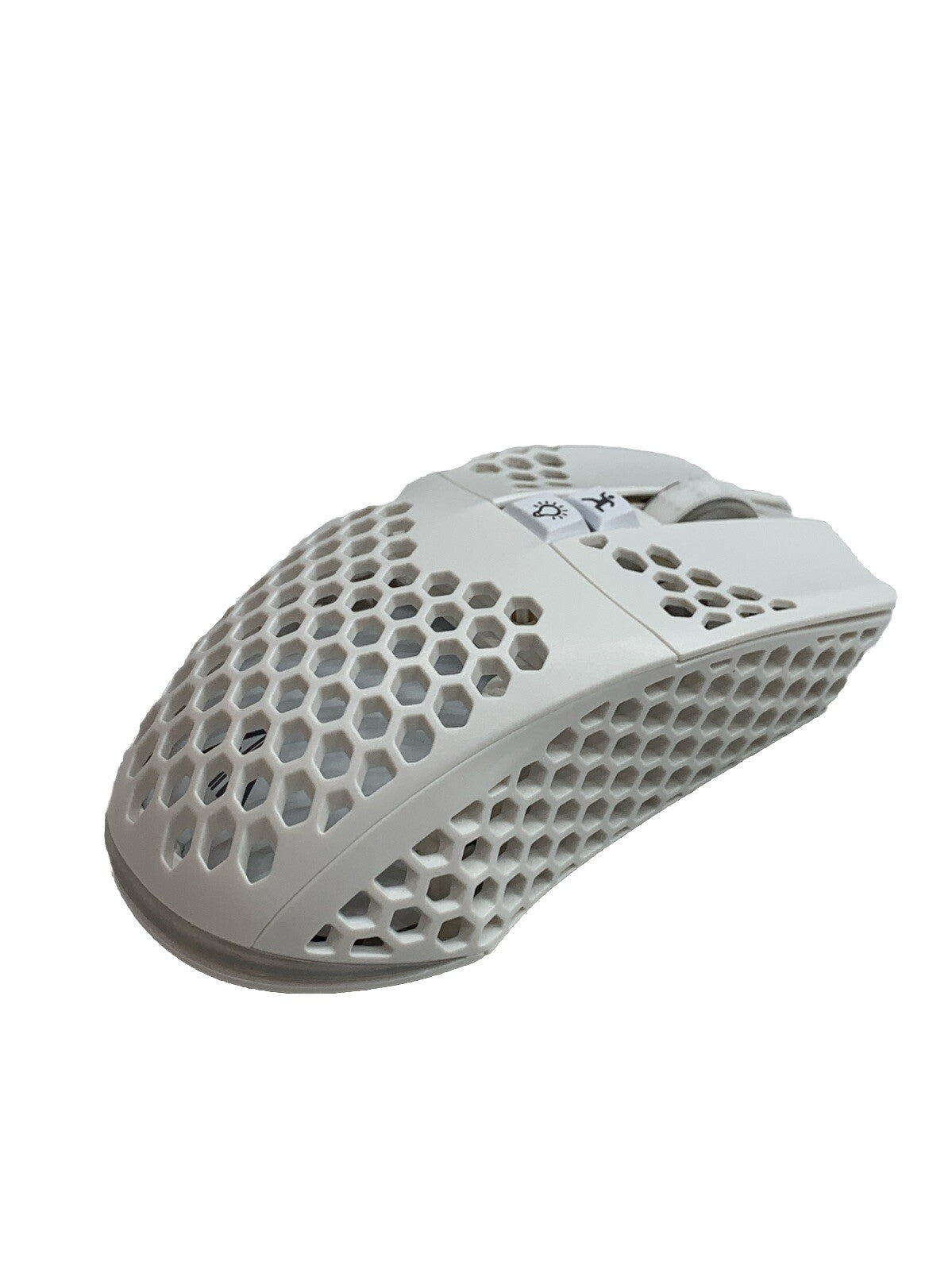 Solakaka Tri-mode Gaming Wireless Mouse SM600 White with RGB Light for Laptop/PC