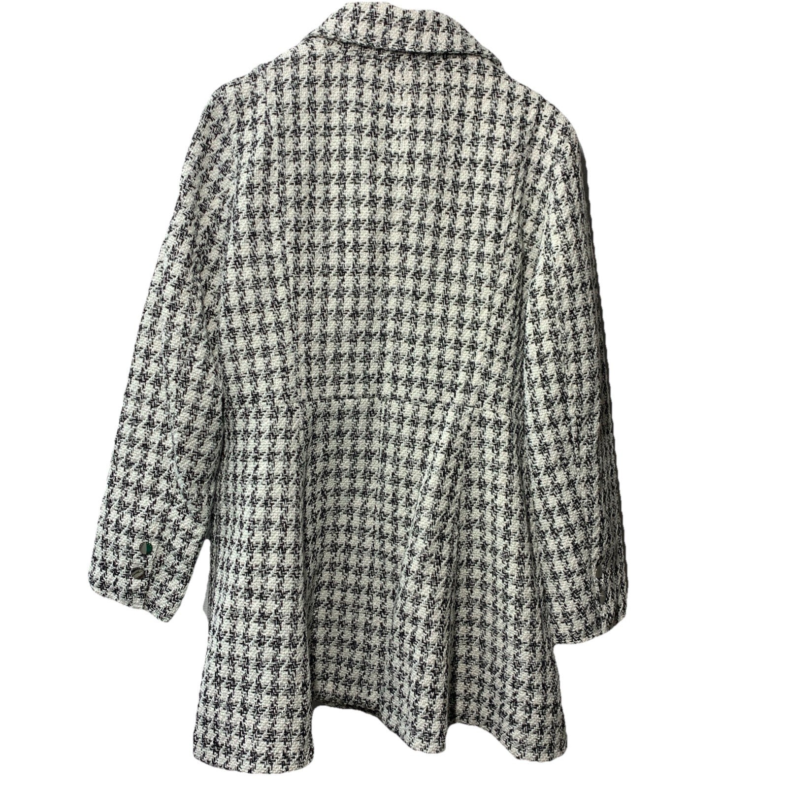 Laundry By Shelli Segal Fit and Flare Plaid Fabric Jacket (XL)